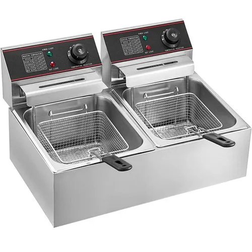 double.webp Double deep fryer 12 litres - Image 1