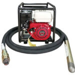 Concrete vibrator honda with complete 45mm poker